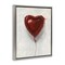 Stupell Industries Heart Shaped Balloon Floating Frame, design by Ethan Harper